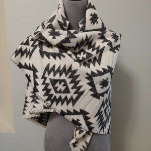 Blanket Scarf-Aztec
